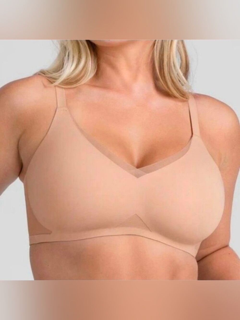Honeylove Crossover Seamless Full-Coverage Bra - Nude/Tan #LWBR0304